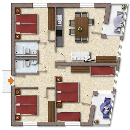 Hotel apartamentowy Laura Mayrhofen